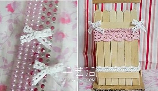 Illustrated tutorial on how to make your own good-looking ice cream stick pen holder