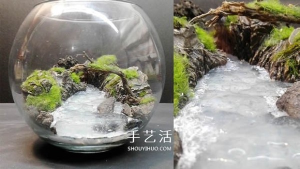 DIY micro-landscape production steps detailed video tutorial