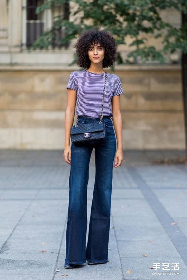 The trend of jeans: 5 styles of denim wide pants