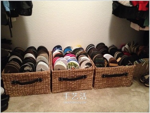 15 creative ways to make your own shoe racksThe house is well organized