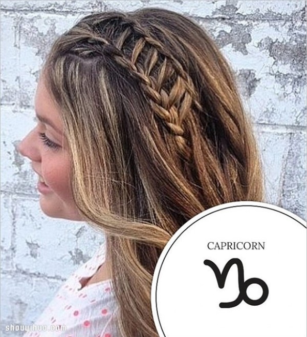 The 12 zodiac signs are exclusively braided with unique features, and fashionable braided hair can also be playedConstellation