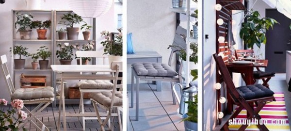 8 Simple and Practical Ways to Decorate and Decorate a Literary and Fresh Small Balcony