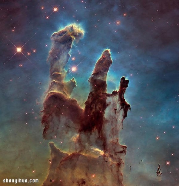 Fascinating Astronomical Phenomenon 2015 Version of the Pillars of Creation