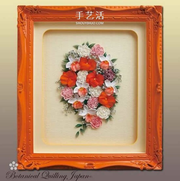 Its so beautiful! A collection of pictures of handmade three-dimensional paper flower works