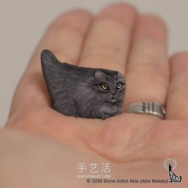 DIY ordinary stones into cute palm-sized animals