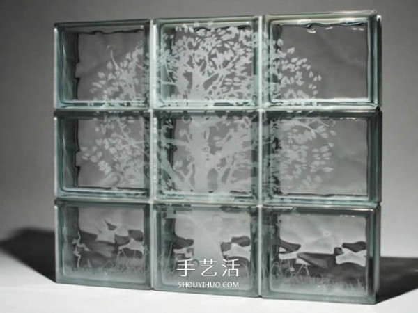 Home glass brick windows DIY method of making windows with glass bricks