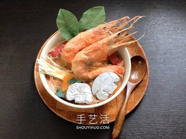 The taste of simplicity and happiness! 74-year-old Osaka Grandpas 3D Japanese paper food model