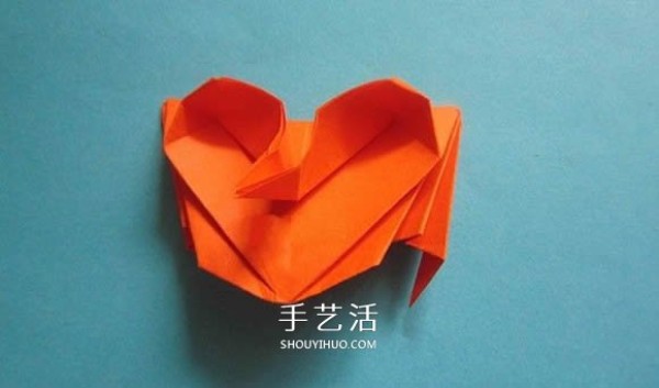 Flying Heart Origami Illustration Tutorial: Origami Love with Wings