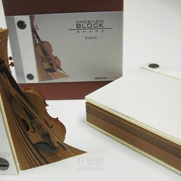 Creative paper carving note paper will turn into a beautiful paper carving model after tearing it off! ! 