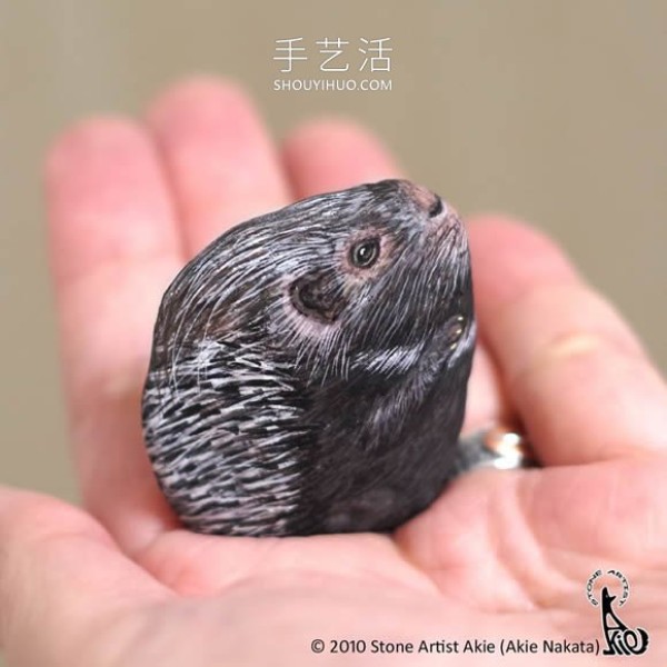 Japanese artist transforms ordinary rocks into highly realistic animals