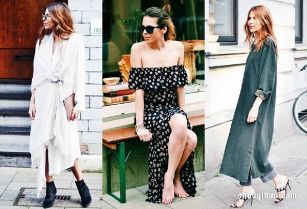 Choose long dresses with different patterns to bring out your ever-changing mood in summer