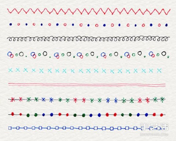 Cute colorful handbook materials, simple and easy to learn handbook sketches