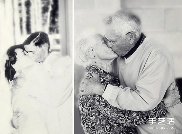 Childhood sweethearts → growing old together as love travels through the tunnel of time...