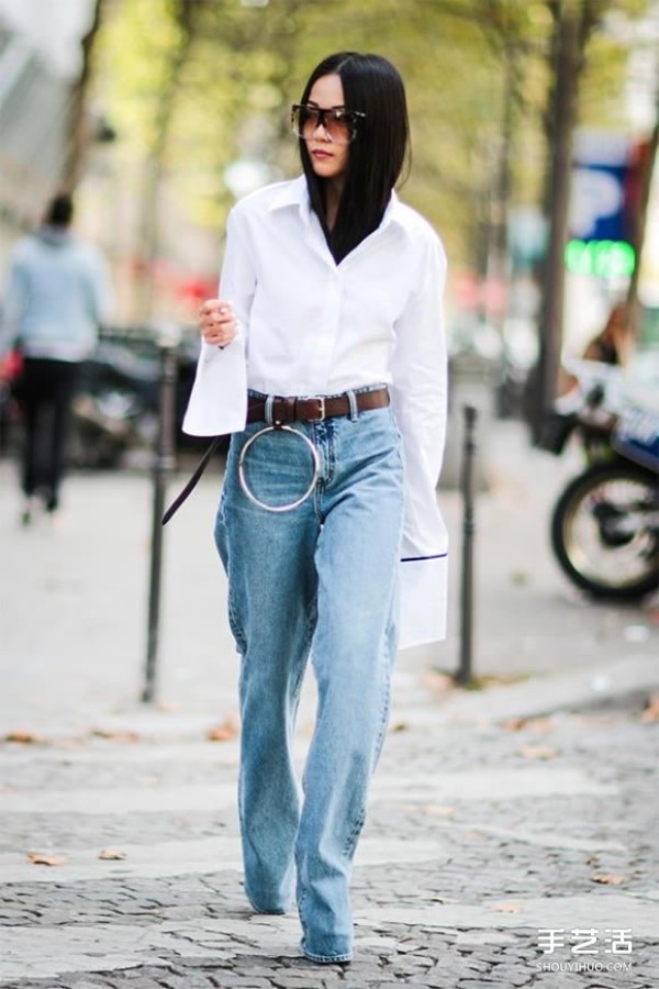 The trend of jeans: 5 styles of denim wide pants