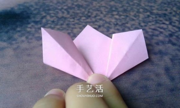 You will definitely learn it! Super simple origami steps of five-petal cherry blossom