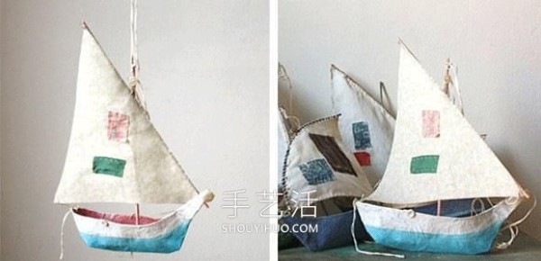 How to make a sailboat model by hand without carton waste