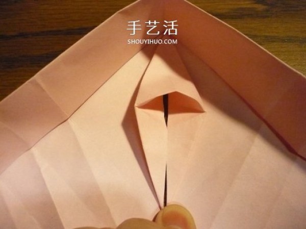 Heart-shaped gift box origami method and how to fold a covered and covered love box with illustrations