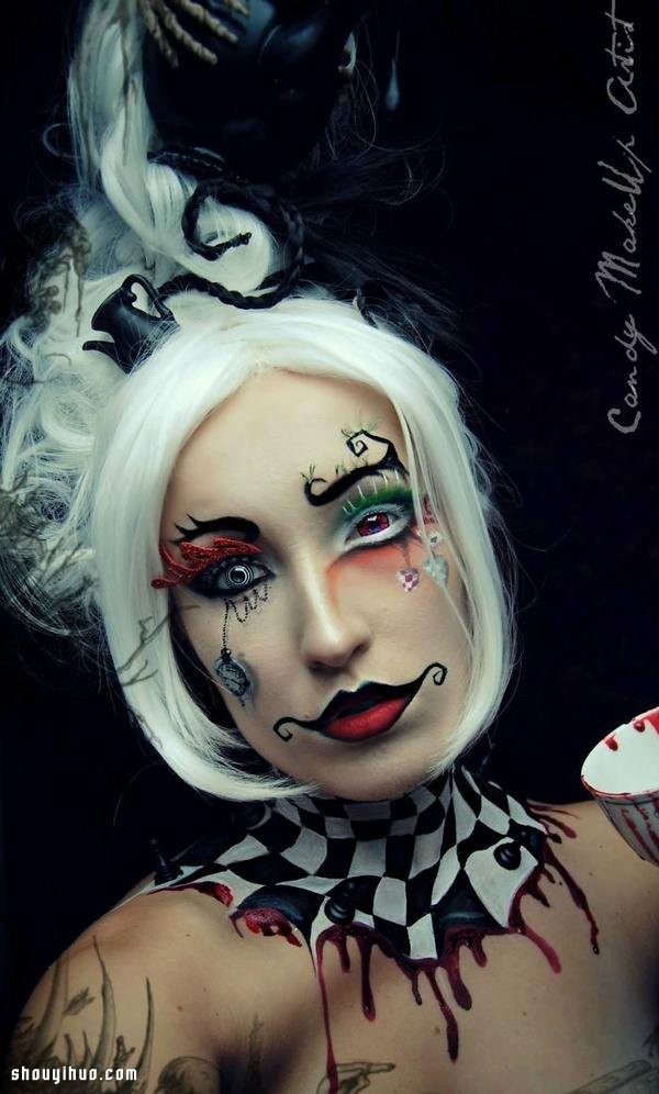 Make-up in the Dark World: The Make-up Art of 23-year-old Girl Joyce