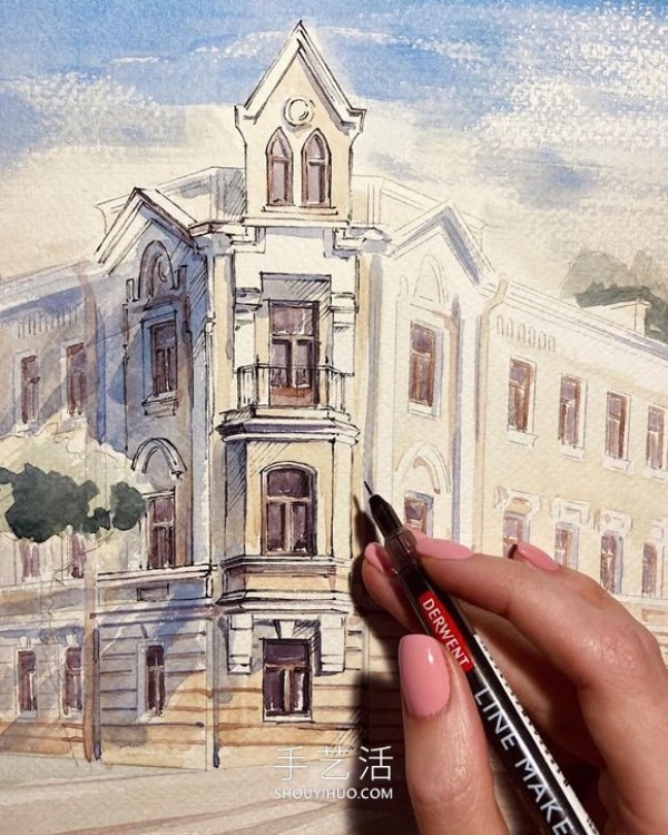 Exquisite watercolor captures the magic of strolling through Europes ancient cities