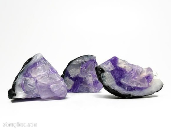 Super realistic mineral crystal shape handmade soap products with natural and pure mineral style!