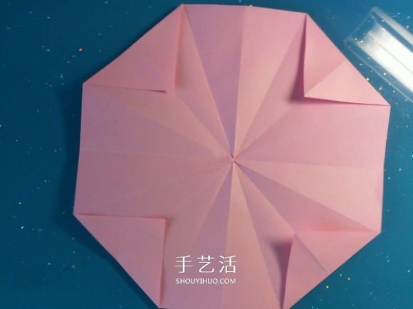 How to fold a 3D origami diamond into an oversized gift for your girlfriend