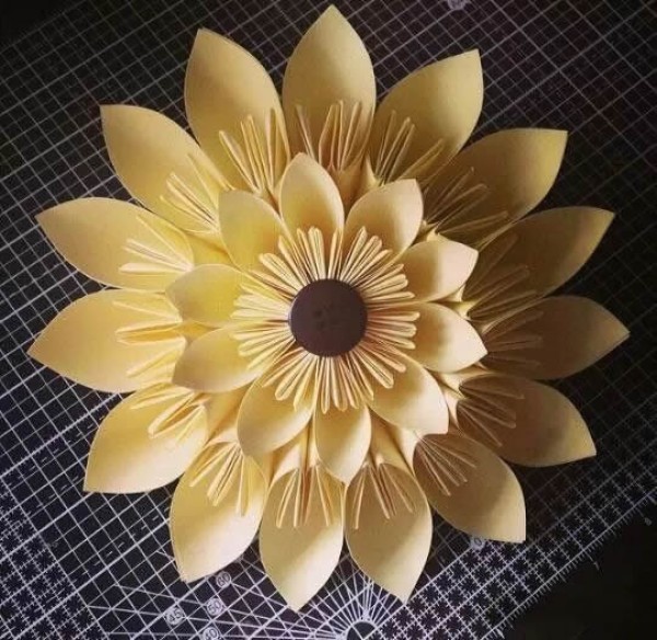 How to make handmade paper flowers with many beautiful paper flowers with complete illustrations