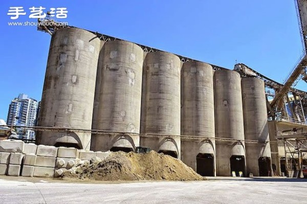 DIY giant minion graffiti makes the cement factory no longer gray