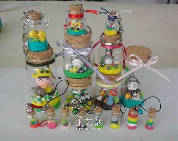 How to make your own clay cartoon bottle