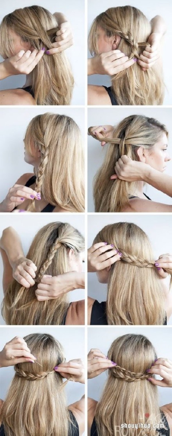 Nine beautiful and greasy braided hairstyles that can be quickly DIYed