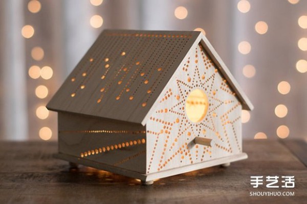 A romantic beacon at home! Fairytale wood lamp design that lights up the night