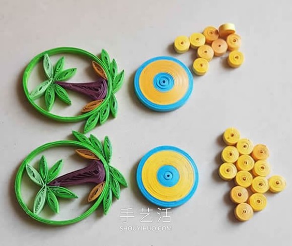 Paper quilling tutorial: Super beautiful tables, chairs, fruit baskets and vases