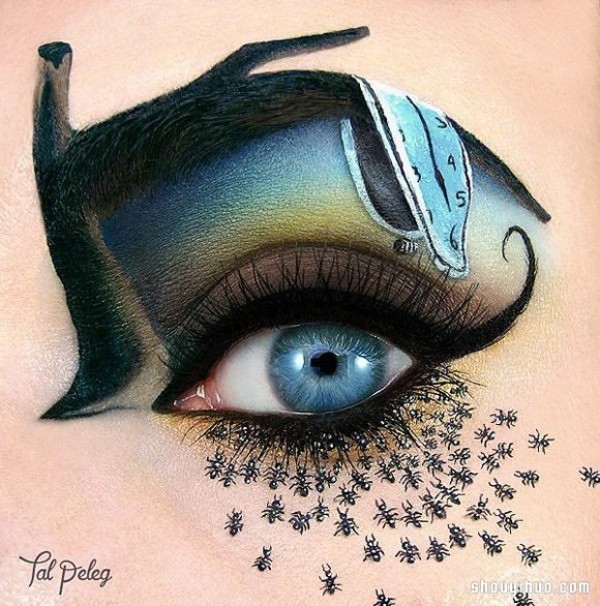 The magical art on the eyes. Do you dare to try such exaggerated eye makeup? 