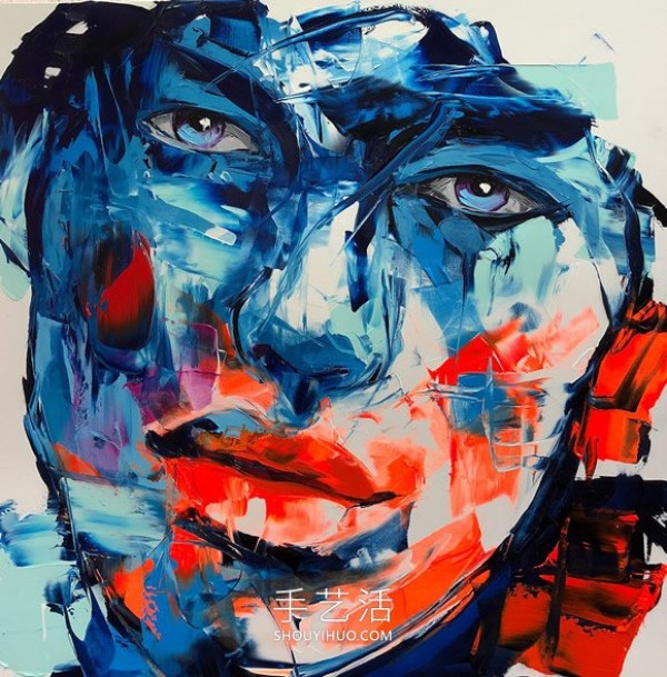 Vivid colors and textures! Appreciation of palette knife portrait paintings