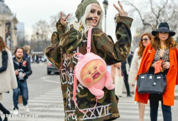 Womens Novelty Bags Appearing in Fashion Street Photos