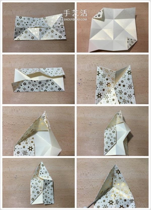 How to fold a holder for a mobile phone with a simple origami mobile phone holder diagram