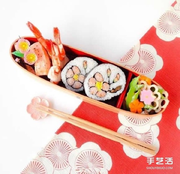 Cute Japanese cartoon sushi pictures will make you reluctant to eat them! 