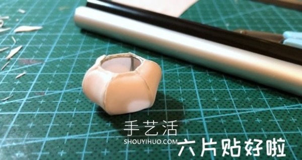 Tutorial on how to make a small hollow lantern by hand with clay