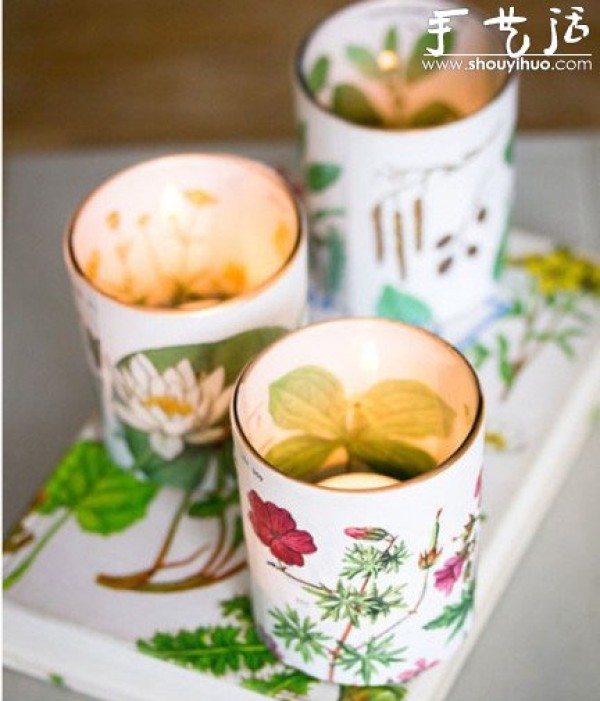 DIY creative candle holder, add a little romance to life