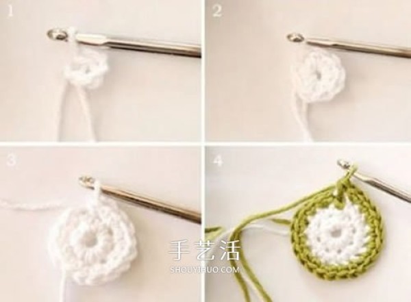 Cute and beautiful! Illustration of the method of hand-crocheting wool balls