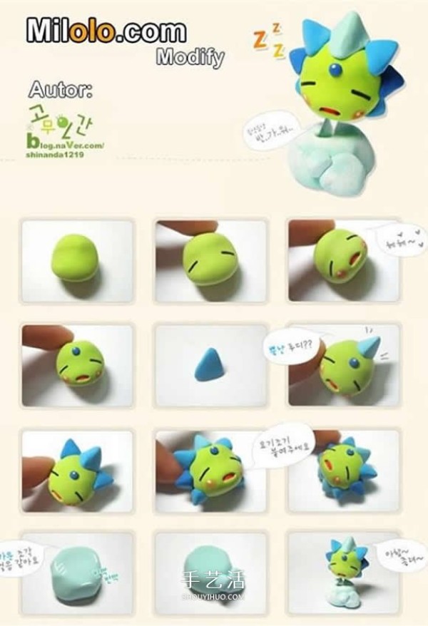 Simple and cute! 8 types of ultra-light clay DIY creationsTutorials for small animals