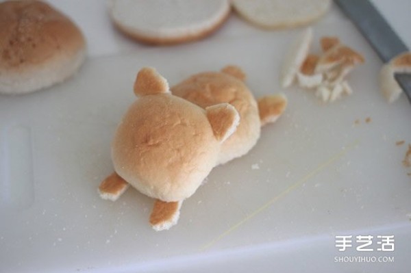 How can I be willing to eat you when you make a super cute lazy bear burger~