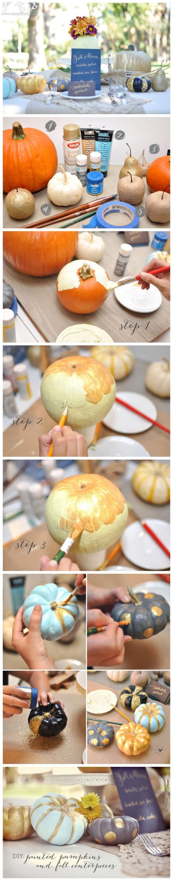 Exquisite pumpkin ornament crafts production tutorial