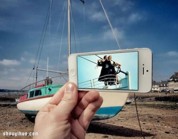 Use iPhoneCreative DIY interesting composite photos of movie scenes