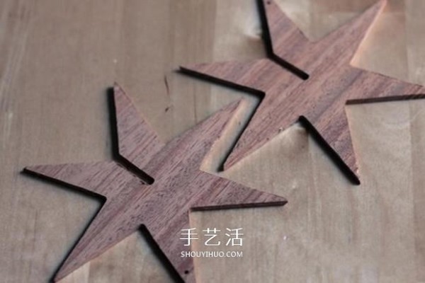 Romantic Starlight Decoration Handmade Wooden Board and Star Ornament Tutorial