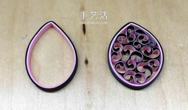 Video tutorial on how to make simple homemade quilled paper earrings