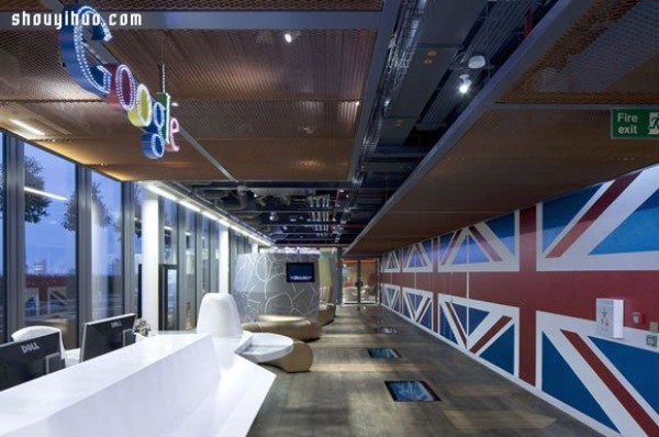 Googles new London office decoration design