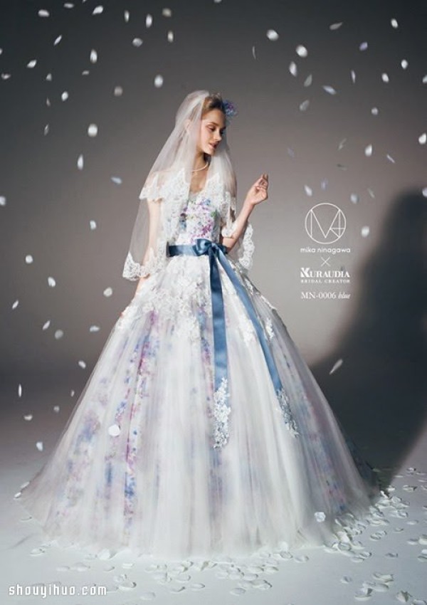 Ninagawa Mikas 2015 summer gorgeous wedding dress design work