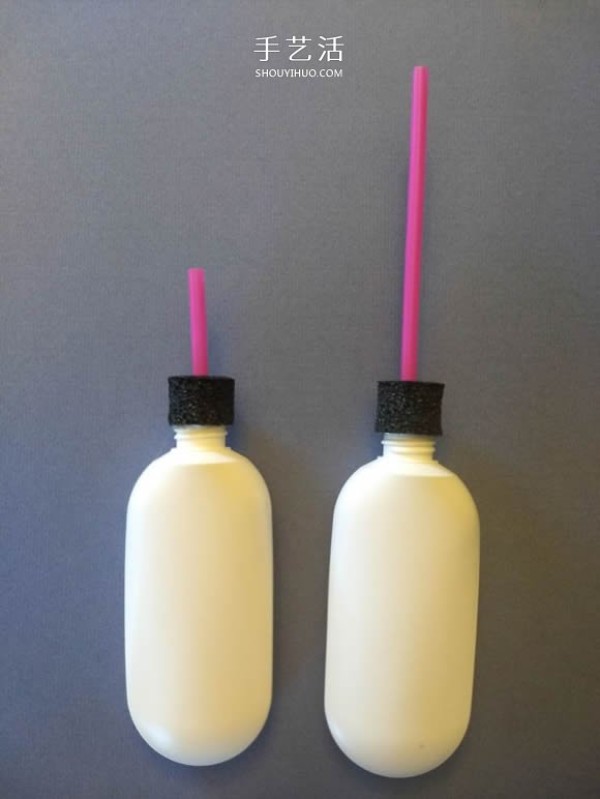 Illustrated tutorial on how to make homemade squeeze bottle rockets