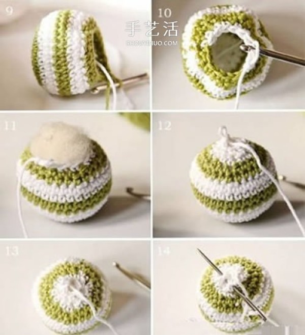 Cute and beautiful! Illustration of the method of hand-crocheting wool balls