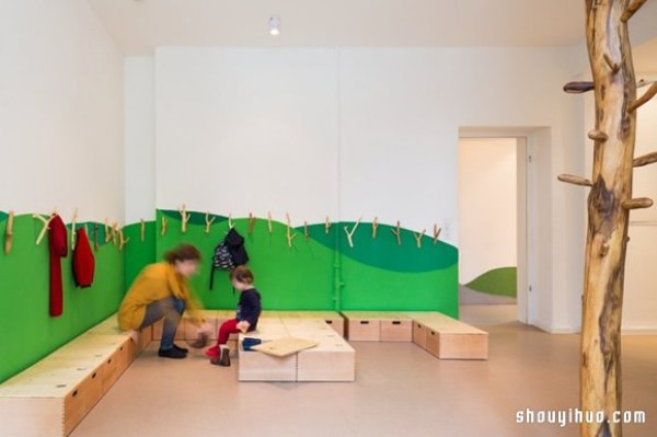 Decoration and layout design of forest kindergarten in Berlin, Germany